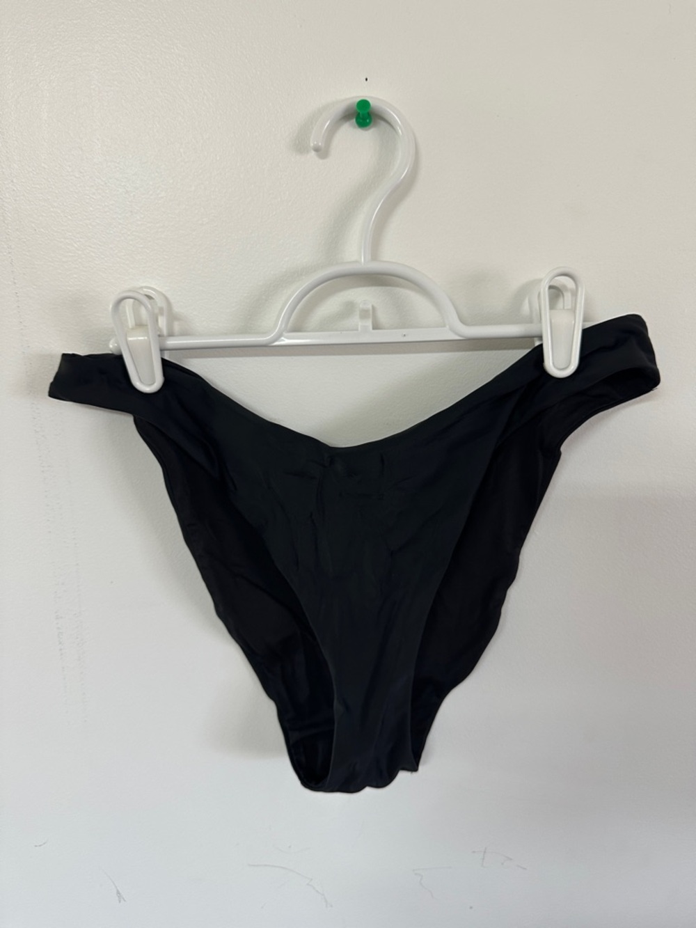 aerie Black High-Cut Bikini Bottom